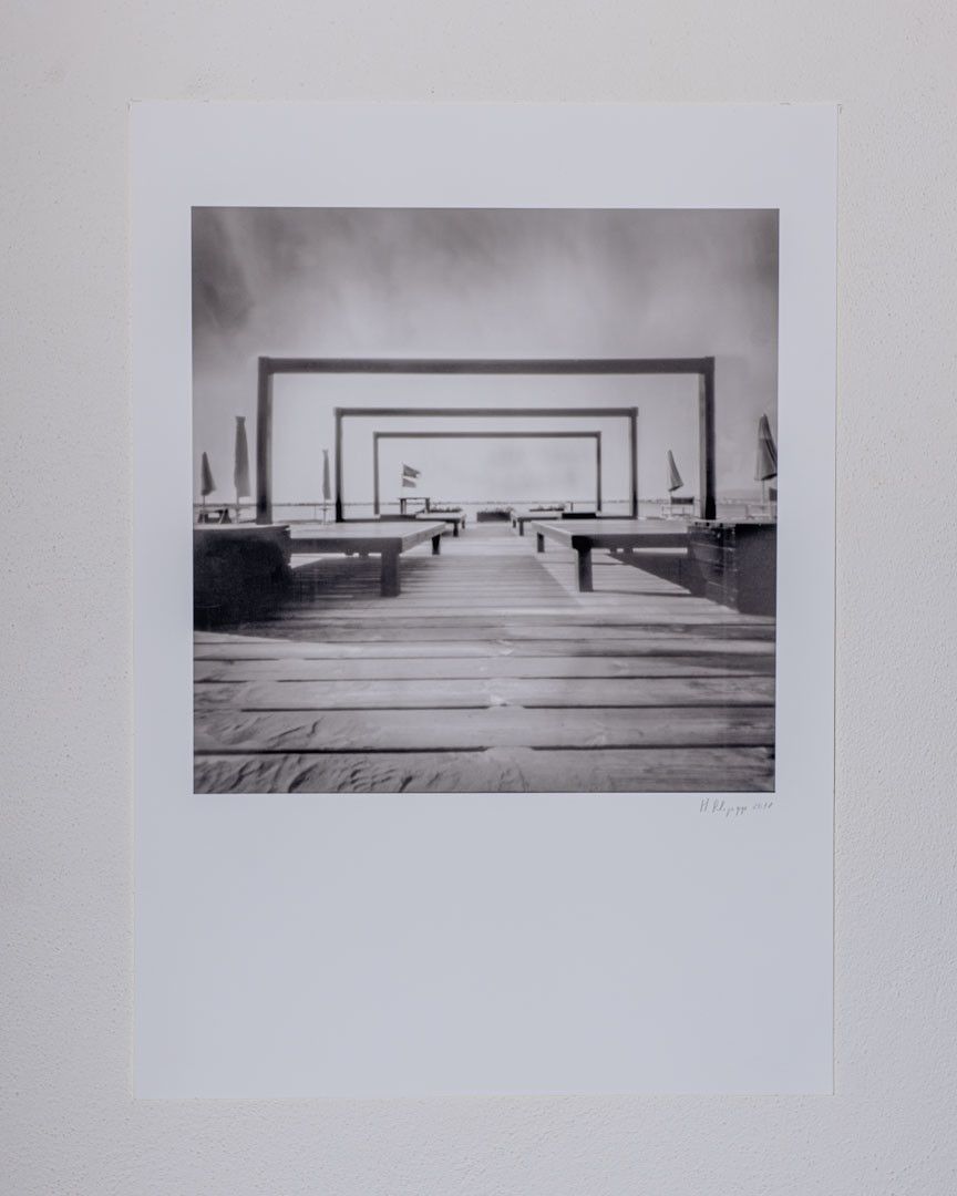 FOTOGRAFIA MASSIMO  PELAGAGGE ' VERSO IL MARE A B C '    Trittico: ogni una  L 48 x H 68 cm.