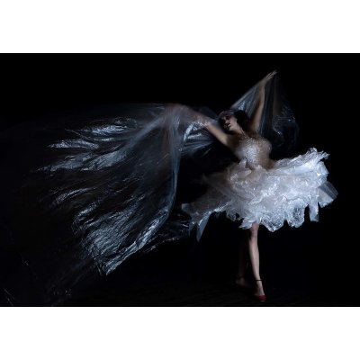 FOTOGRAFIA ROSSANA RUGGIERO ' BALLERINA ' dimensioni L 70 x H 50 cm.