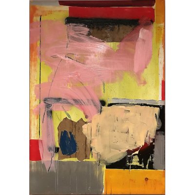 MIXED MEDIA SU TELA PAOLO RAVALLI ' FOUR SEASONS ' dimensioni L 70 x H 100 cm.