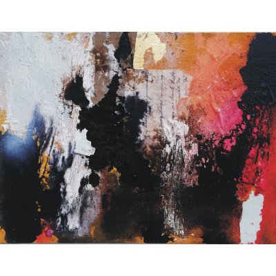 MIXED MEDIA SU CARTONE TELATO RENATO GIORGIO ' SENZA TITOLO 24 ' dimensioni L 30 x H 40 cm.