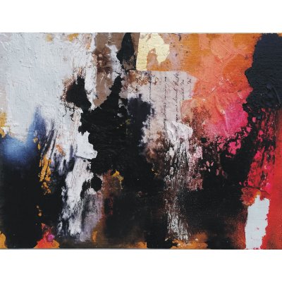 MIXED MEDIA SU CARTONE TELATO RENATO GIORGIO ' SENZA TITOLO 24 ' dimensioni L 30 x H 40 cm.