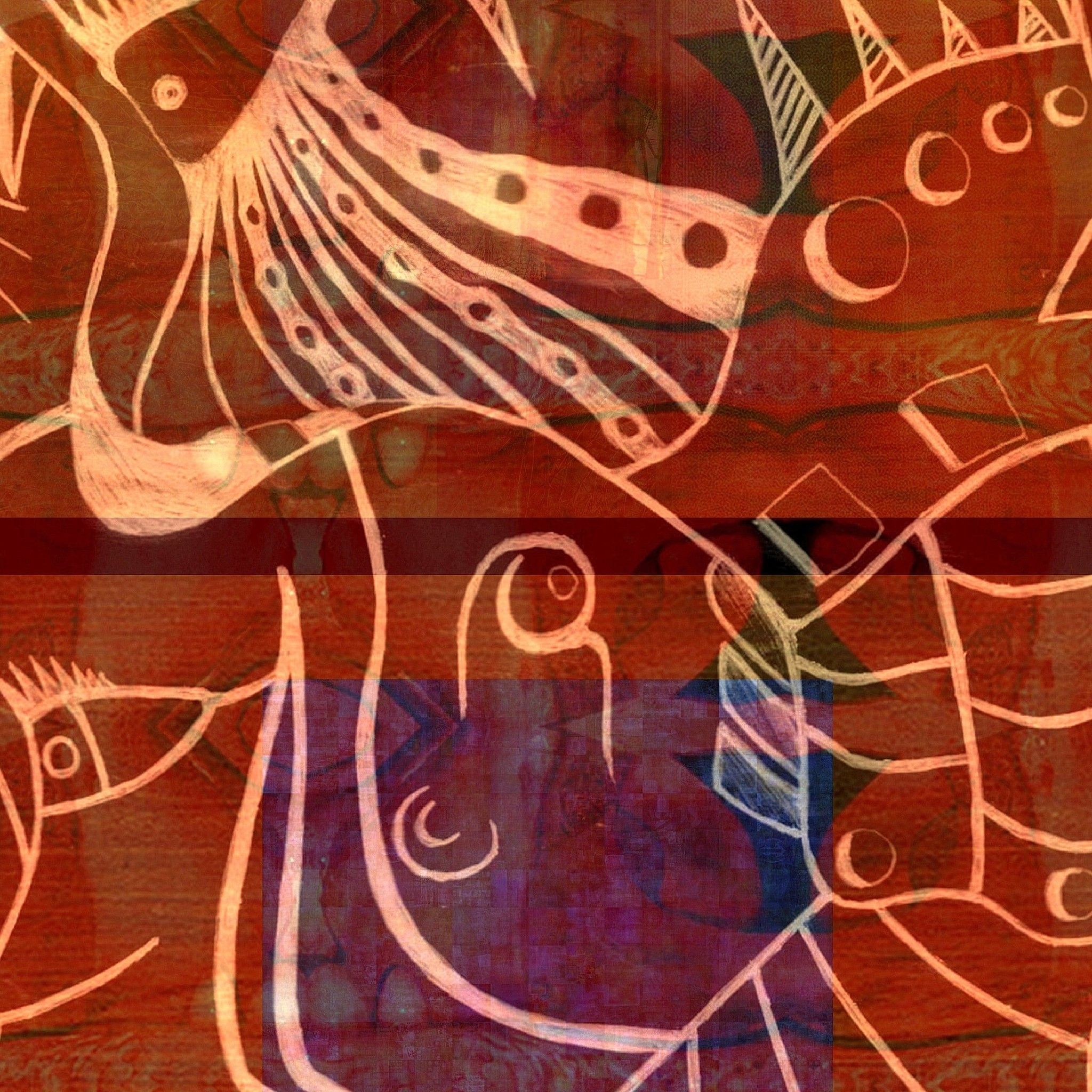DIGITAL ART  ALESSANDRO  BESANA ' AUTISTIC  CHILDREN  IN  LOVE  '  dimensioni L 130 x H 100 cm.