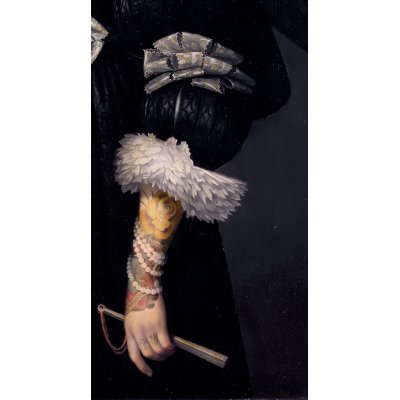 FOTOGRAFIA DIGITALE SU TELA - ARTISTA SLASKY - TITOLO "VENTAGLIO" cm. L 30 x H 60