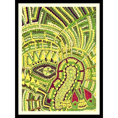 DIGITAL ART ALESSANDRO BESANA ' FIN GIANT ' dimensioni L 100 x H 130 cm.