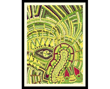 DIGITAL ART ALESSANDRO BESANA ' FIN GIANT ' dimensioni L 100 x H 130 cm.