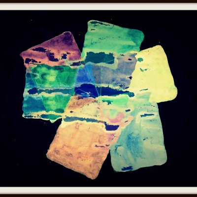 DIGITAL ART ALESSANDRO BESANA ' CHINESE SHADOWS ' dimensioni L 130 x H 100 cm.