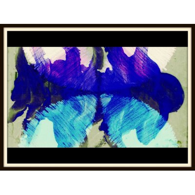 DIGITAL ART ALESSANDRO BESANA ' COURAGE TEST ' dimensioni L 130 x H 100 cm.