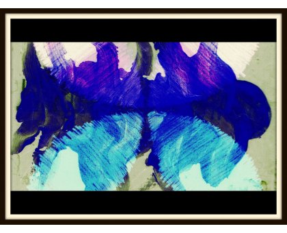 DIGITAL ART ALESSANDRO BESANA ' COURAGE TEST ' dimensioni L 130 x H 100 cm.