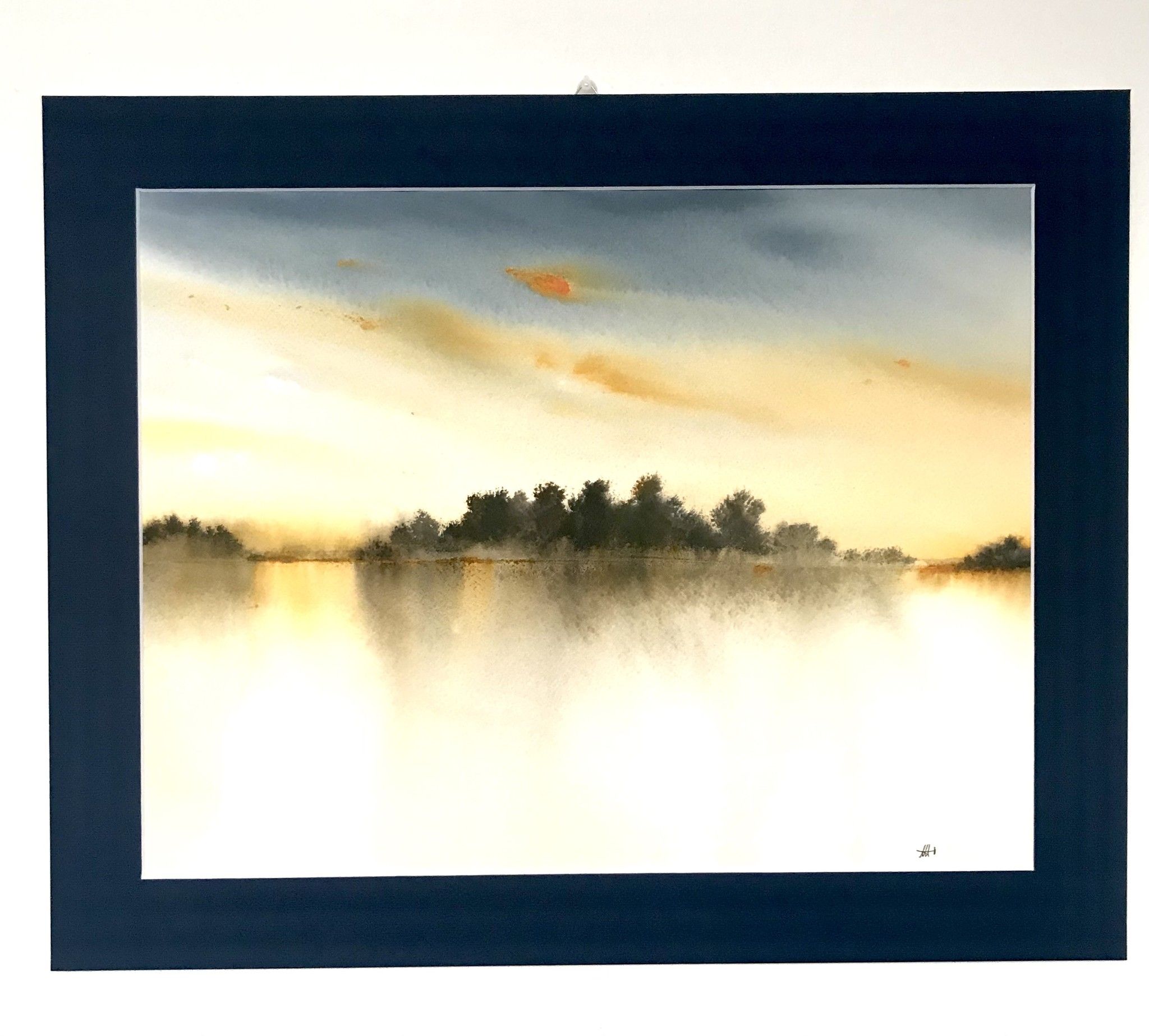 ACQUERELLO SU CARTA ARCHES  JESSICA  MARIANI  ' LUCE  '  dimensioni L 52 x H 42,5 cm.