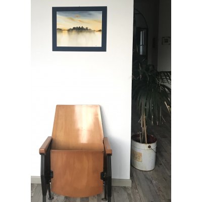 ACQUERELLO SU CARTA ARCHES JESSICA MARIANI ' LUCE ' dimensioni L 52 x H 42,5 cm.