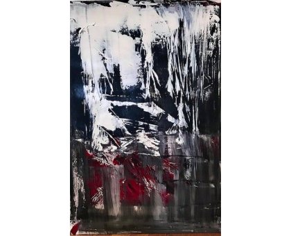 ACRILICO SU TELA SANDRA MENOIA ' GRAFFI DI LUCE ' dimensioni L 80 x H 120 cm.