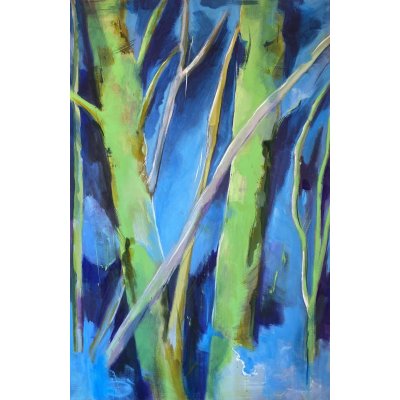 MIXED MEDIA SU TELA BIANCA BEGHIN ' CONSAPEVOLE ARMONIA ' dimensioni L 120 x H 100 cm.