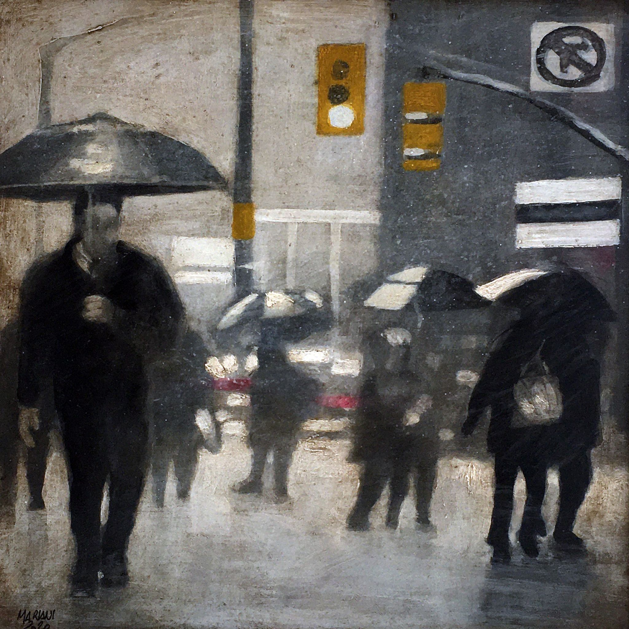 MIXED MEDIA SU TAVOLA  STEFANO  MARIANI  ' CONFINE  9  '  dimensioni L 30 x H 30 cm.