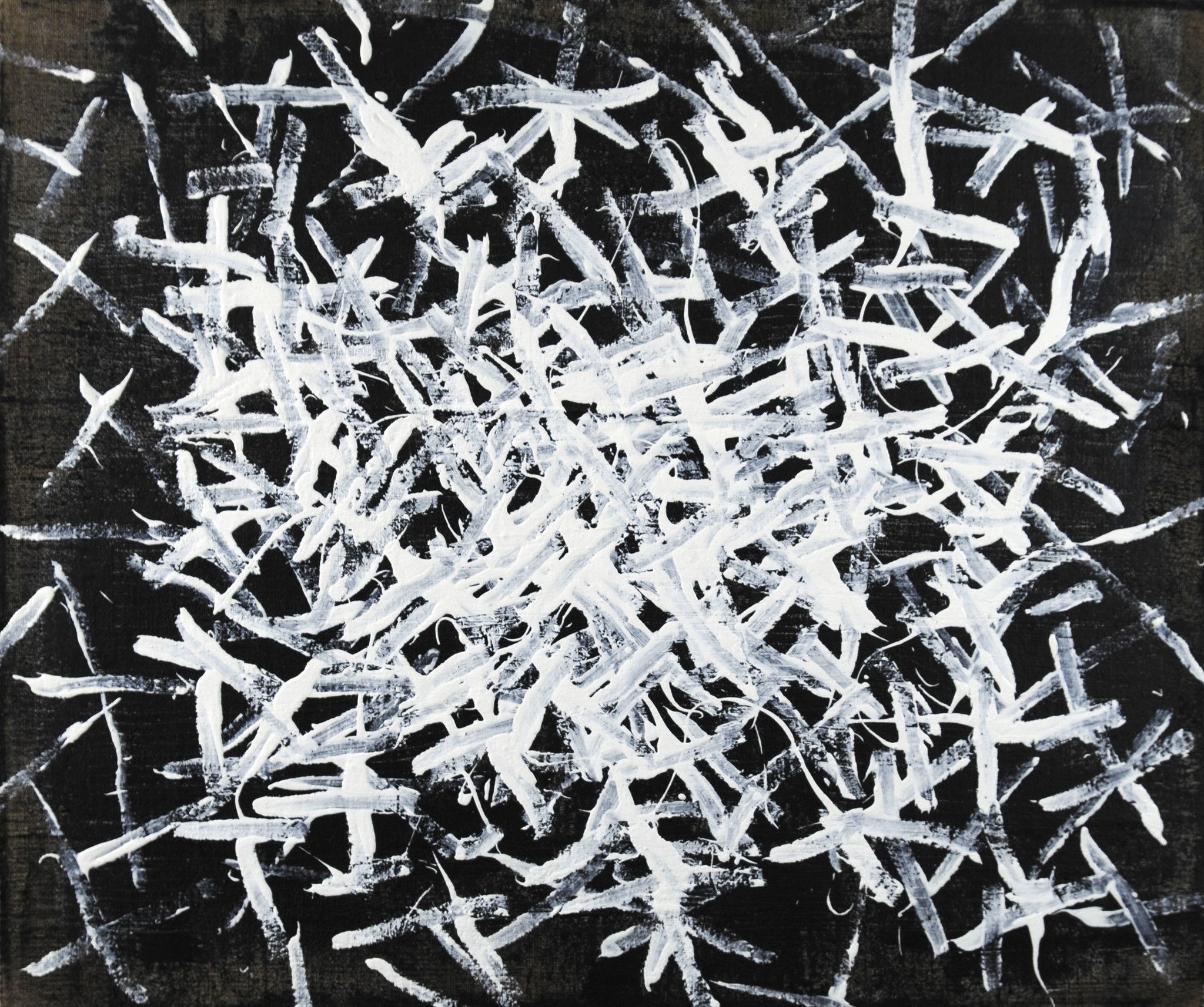 ACRILICO SU TELA  MARCO  PANIGHINI ' ARTWORK  00121  '  dimensioni L 100 x H 120 cm.