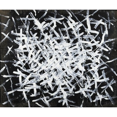 ACRILICO SU TELA MARCO PANIGHINI ' ARTWORK 00121 ' dimensioni L 100 x H 120 cm.