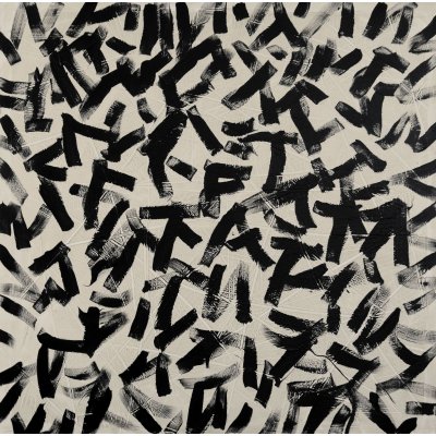 ACRILICO SU TELA MARCO PANIGHINI ' ARTWORK 00115 ' dimensioni L 100 x H 100 cm.