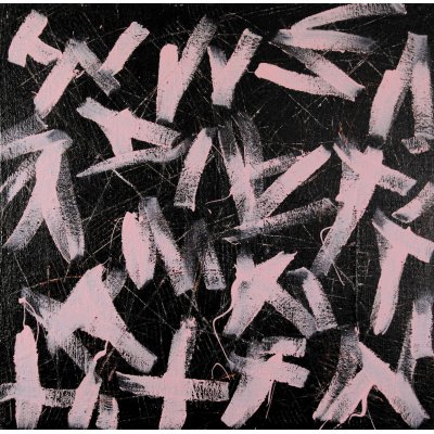 ACRILICO SU TELA MARCO PANIGHINI ' ARTWORK 00112 ' dimensioni L 100 x H 100 cm.