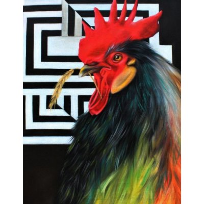 OLIO SU TELA GIUSI VELLONI ' GIULIO ' dimensioni L 130 x H 100 cm.