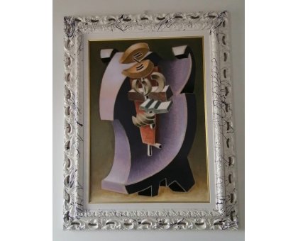 OLIO SU TELA TANINO SEDDA ' VENTRE PROFONDO ' dimensioni L 73 x H 92 cm.