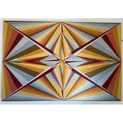 ACRILICO SU TELA ARIANNA DI TROILA ' MILLENIUM ' dimensioni L 120 x H 90 cm.