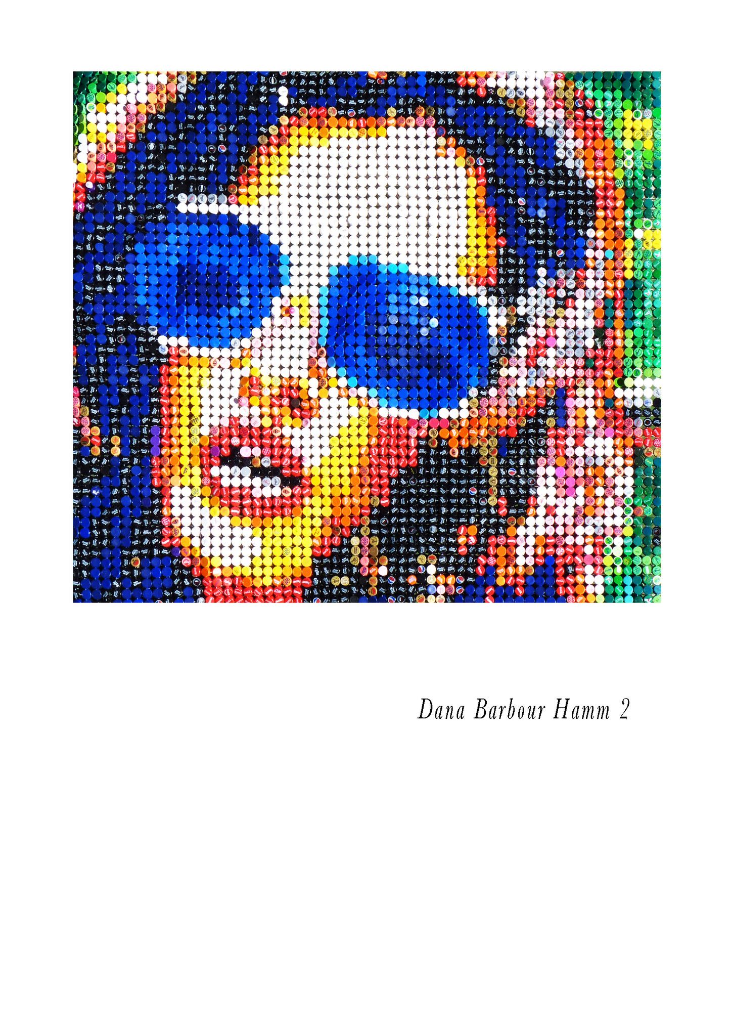 MIXED MEDIA JORGE CASTRO GOMEZ " DANA 2 "  dimensioni L 145 x H 155 cm.