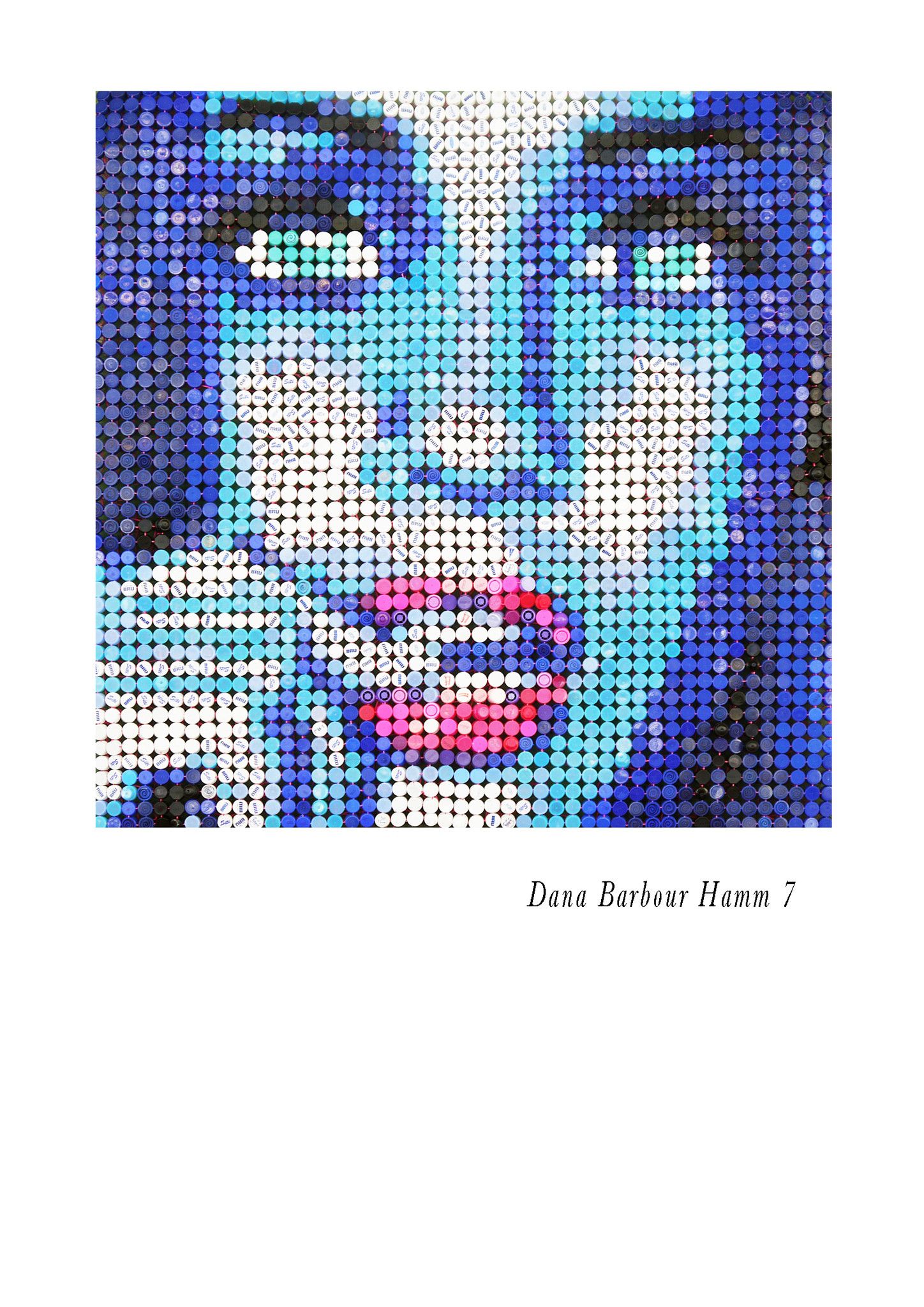 MIXED MEDIA JORGE CASTRO GOMEZ " DANA 7 "  dimensioni L 145 x H 145 cm.