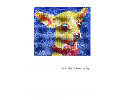 MIXED MEDIA JORGE CASTRO GOMEZ " BARDOT " dimensioni L 135 x H 150 cm.