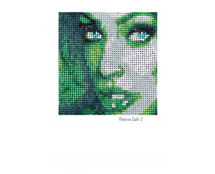 MIXED MEDIA JORGE CASTRO GOMEZ " VANESSA LAKE 2 " dimensioni L 150 x H 150 cm.