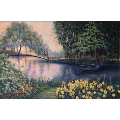 OLIO SU CARTONE BRUNA BONELLI ' COLORI IN ARMONIA ' dimensioni L 95 x H 62 cm.