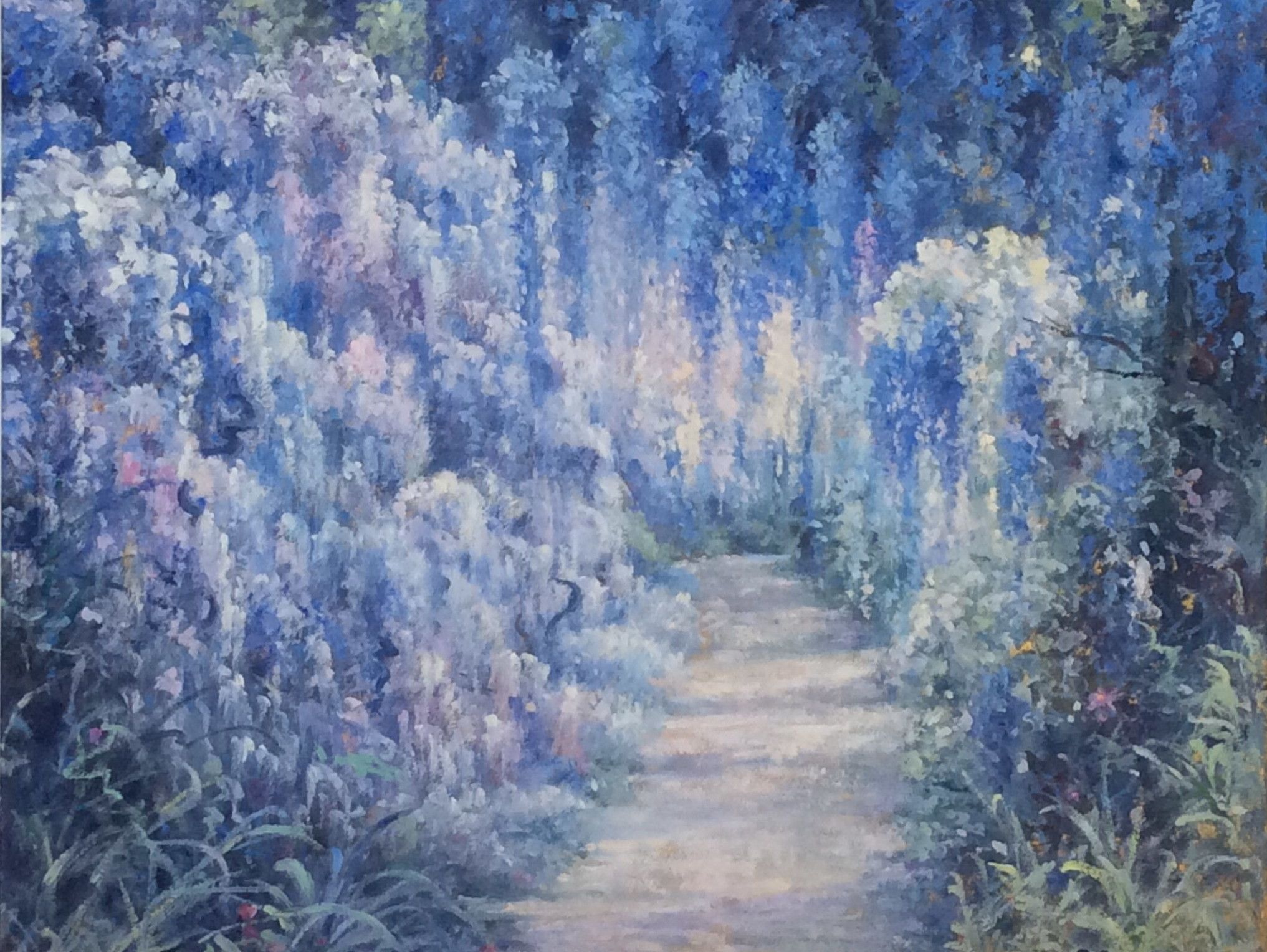 OIL ON CARDBOARD  BRUNA BONELLI " POESIA "  size  L 60 x H 50 cm.