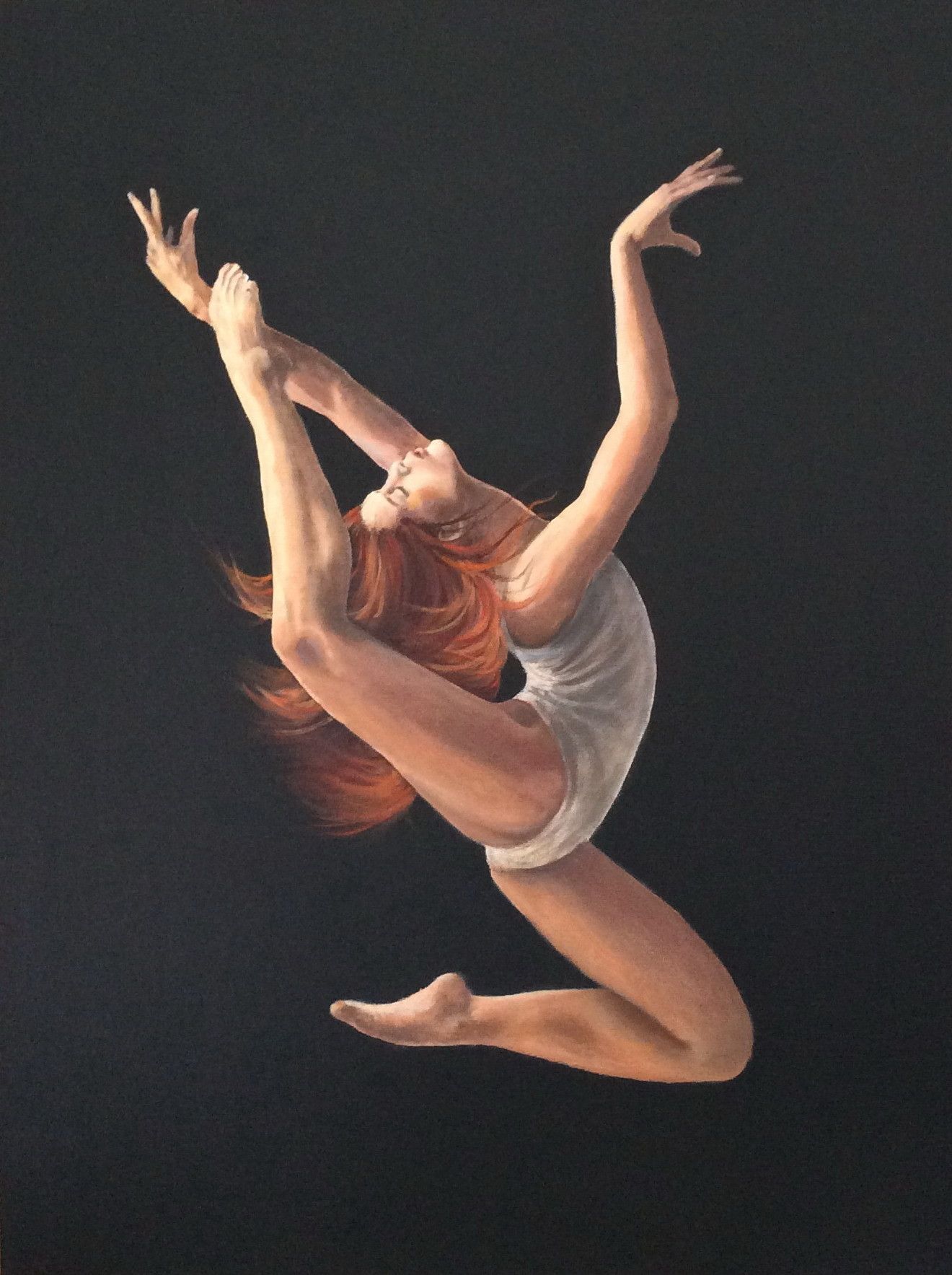 OIL ON CANVAS BRUNA BONELLI " RINASCITA "  size  L 60 x H 80 cm.