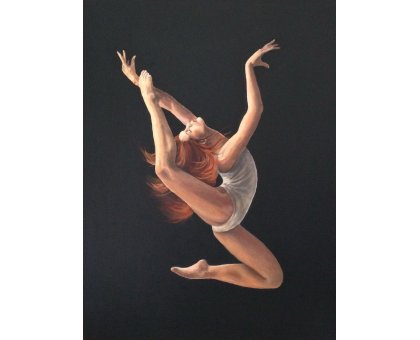 OLIO SU TELA BRUNA BONELLI ' RINASCITA ' dimensioni L 60 x H 80 cm.