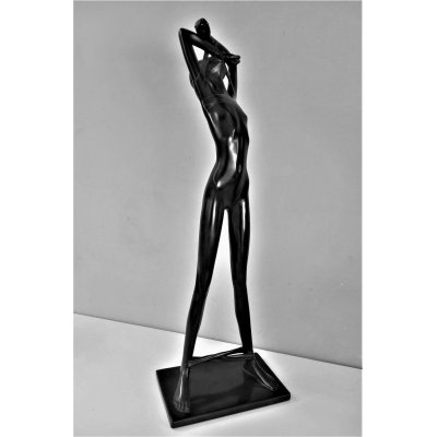 SCULTURA IN MARMO SMAIL ZIZI " EOS " dimensioni L 28 x H 80 x P 17 cm.