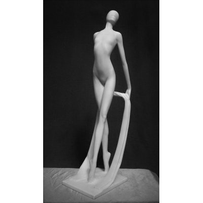 SCULTURA IN MARMO SMAIL ZIZI " A PASSO DI DANZA " dimensioni L 22 H 72 x P 17 cm.