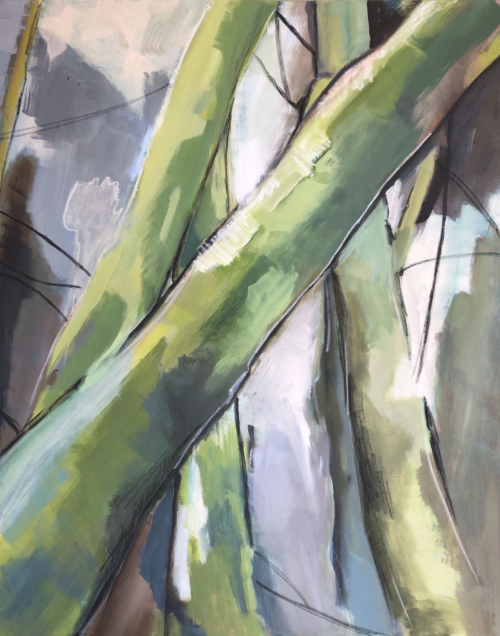 MIXED MEDIA BIANCA BEGHIN ' ABBANDONARSI '  dimensioni L 80 x H 100 cm.