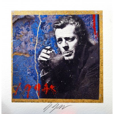 GRAFICA GIULIANO GRITTINI ' MARCELLO ' dimensioni L 23 x H 23 cm.