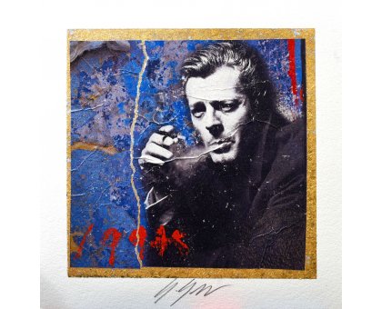 GRAFICA GIULIANO GRITTINI ' MARCELLO ' dimensioni L 23 x H 23 cm.