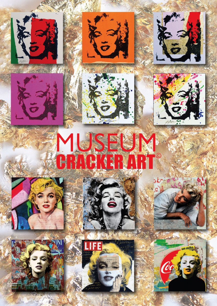 GRAFICA GIULIANO GRITTINI ' MARILYN 1 '  dimensioni L 23 x H 23 cm.