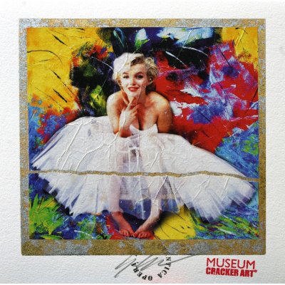 GRAFICA GIULIANO GRITTINI ' MARILYN 2 ' dimensioni L 23 x H 23 cm.