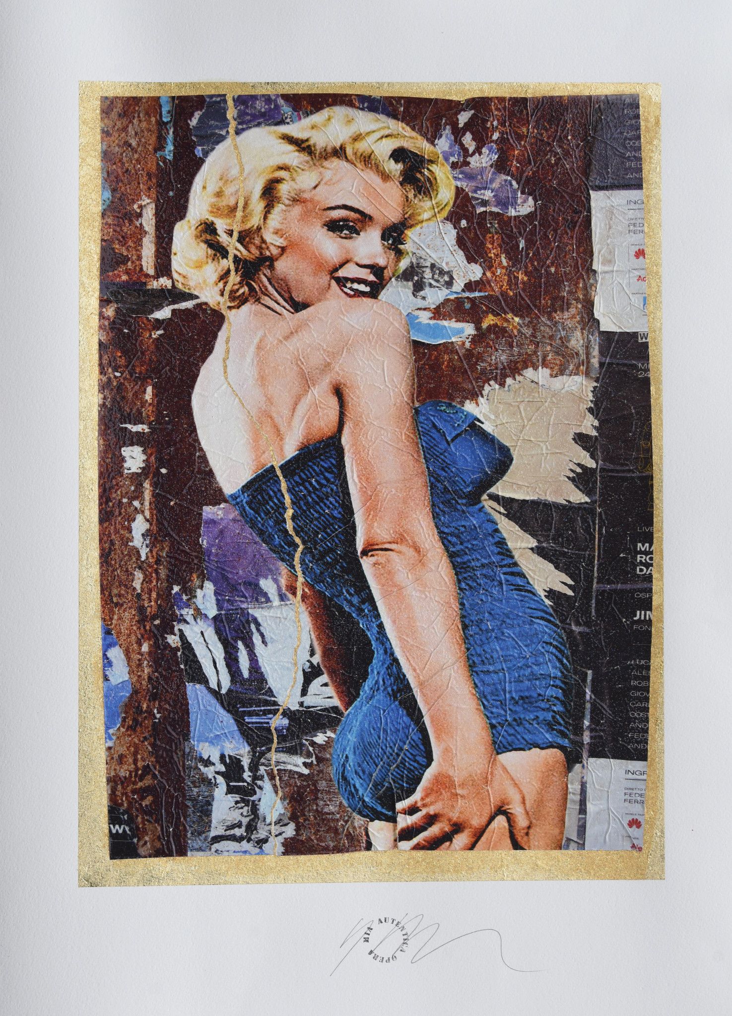 GRAPHICS GIULIANO GRITTINI " FASHION "  size L 50 x H 70 cm.