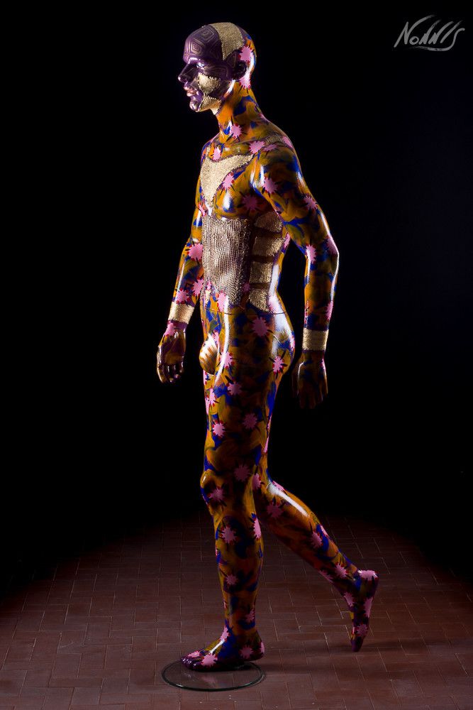 SCULTURA FRANCO NONNIS " ANDREA "  dimensioni L 100 x H 180 x P 40 cm.