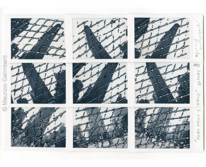 VINTAGE POLAROID MAURIZIO GALIMBERTI 'FLAT FROTTABLE' dimensioni cm. 46x39