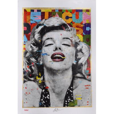 GRAFICA GIULIANO GRITTINI ' MARILYN 8 ' dimensioni L 70 x H 100 cm.