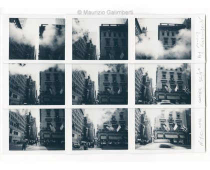 VINTAGE POLAROID MAURIZIO GALIMBERTI 'N.Y.C. CARTIER' dimensioni cm. 46x39