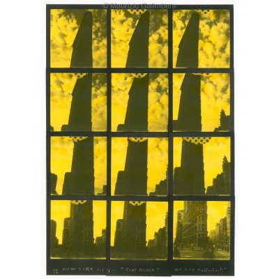 VINTAGE POLAROID MAURIZIO GALIMBERTI 'NEW YORK CITY FLAT BLACK' dimensioni cm. 49x60