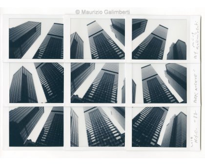 VINTAGE POLAROID MAURIZIO GALIMBERTI 'PARK AVENUE' dimensioni cm. 46x39