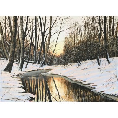 ACRILICO SU TELA CLAUDIO COSTA ' QUIETE BIANCA ' dimensioni L 80 x H 60 cm.