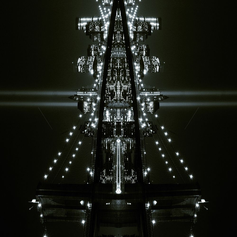 FOTOGRAFIA MAX FALSETTA SPINA ' NEW YORK STUDIO 10 '   dimensioni L 100 x H 100 cm.
