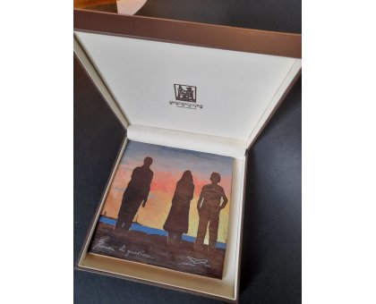 MASSIMO LOMI " SCENARI DI QUARTIERE " dimensioni L 17 x H 17 cm.