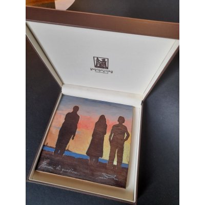 MASSIMO LOMI " SCENARI DI QUARTIERE " dimensioni L 17 x H 17 cm.